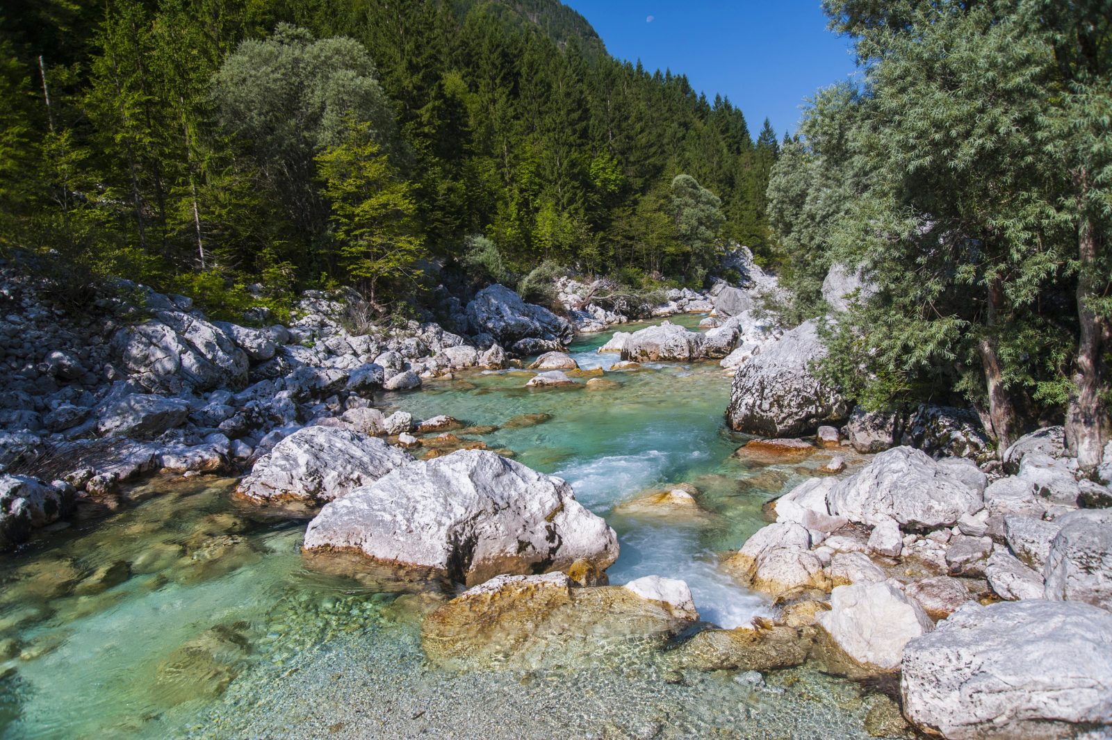 Mesto Bovec je bilo prav na sredini naše kolesarske avanture